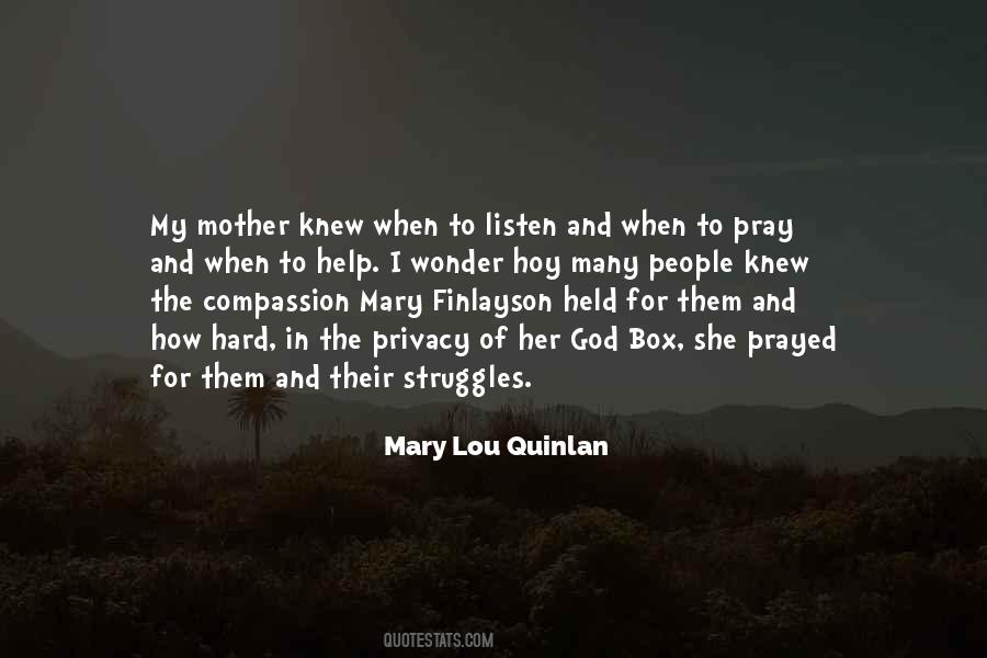 Mary Lou Quinlan Quotes #837754