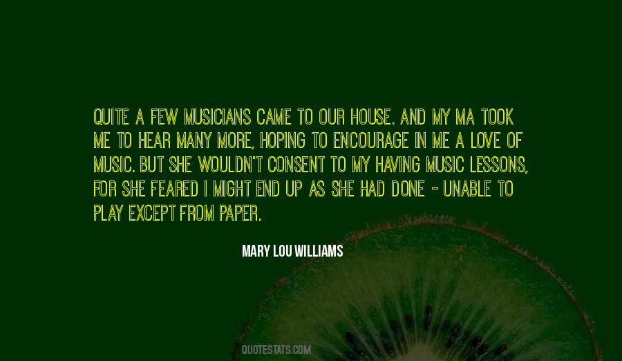 Mary Lou Williams Quotes #1630008