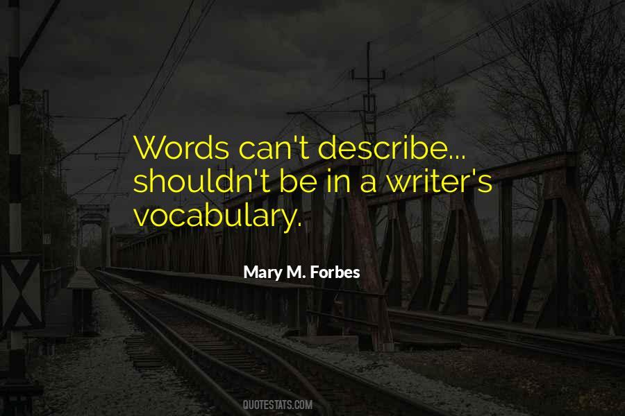 Mary M. Forbes Quotes #58389