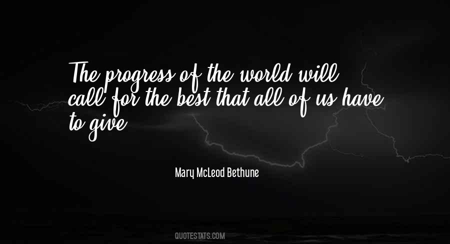 Mary McLeod Bethune Quotes #1155328