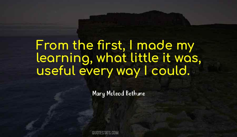 Mary McLeod Bethune Quotes #1431763