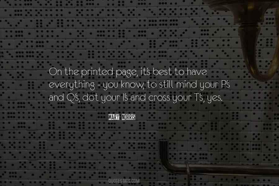 Mary Norris Quotes #1280546