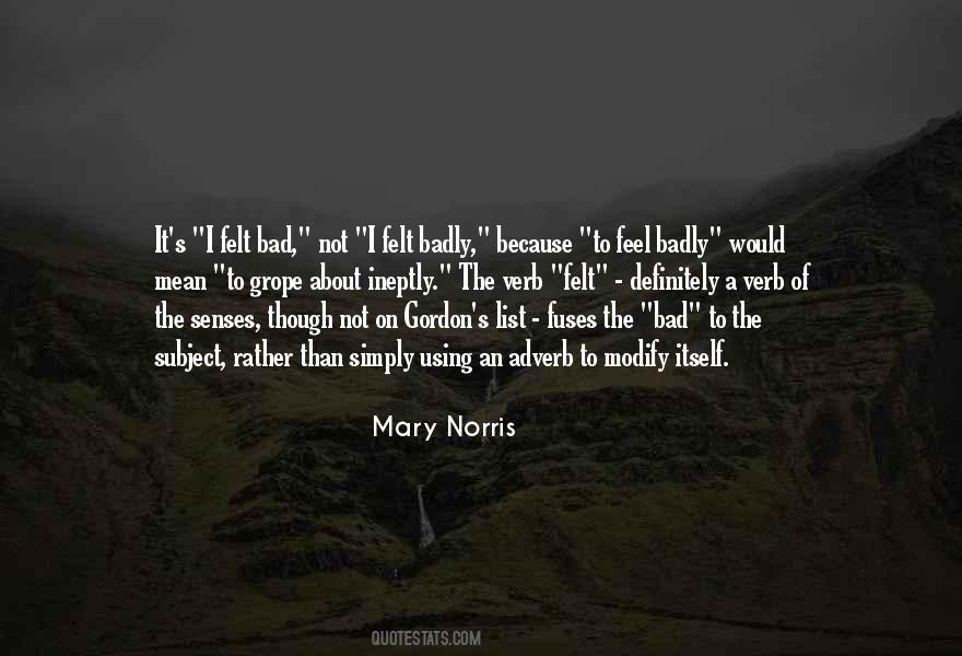 Mary Norris Quotes #256568
