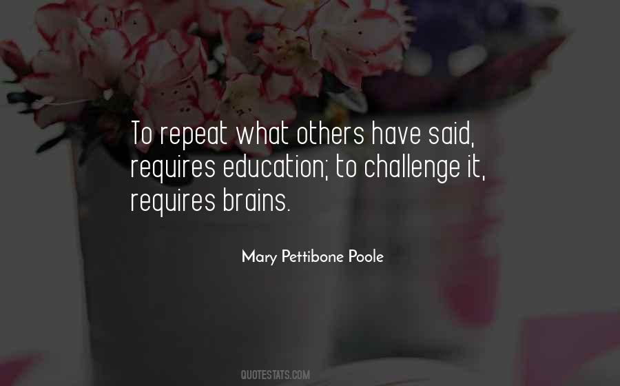 Mary Pettibone Poole Quotes #1714442