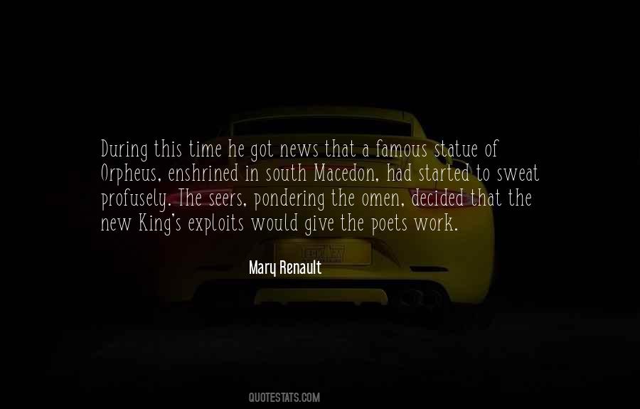 Mary Renault Quotes #817879