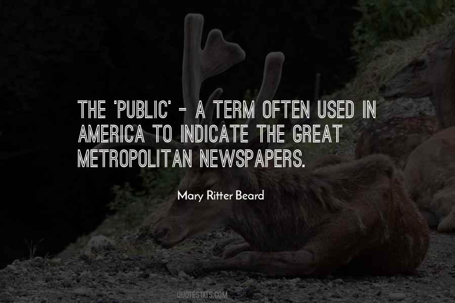 Mary Ritter Beard Quotes #1725211