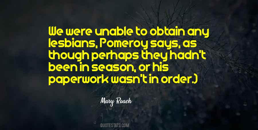 Mary Roach Quotes #1247815