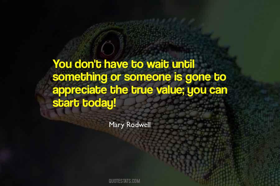 Mary Rodwell Quotes #1094154