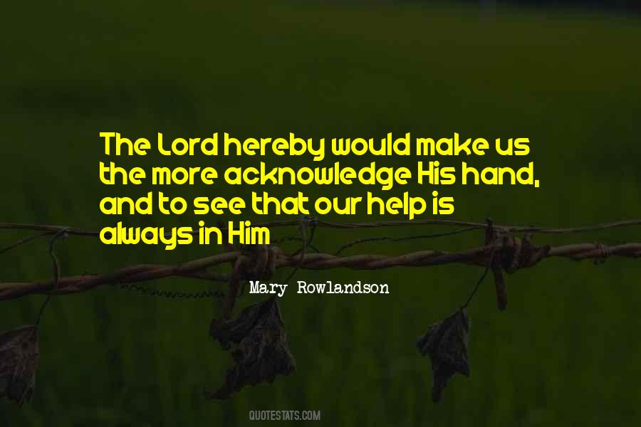 Mary Rowlandson Quotes #91446