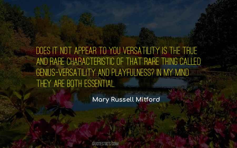 Mary Russell Mitford Quotes #1520689