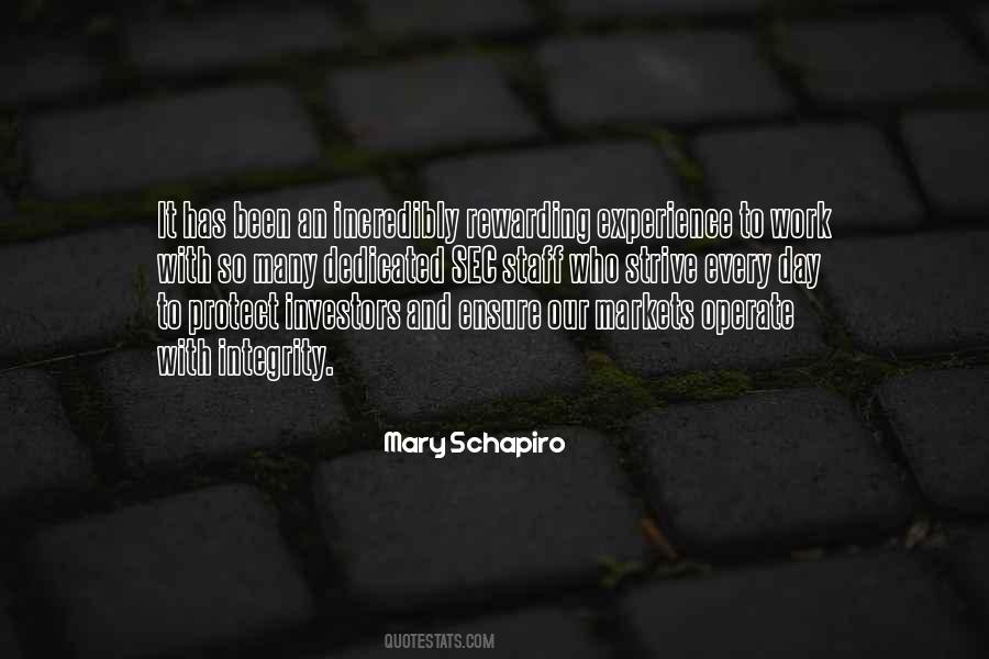 Mary Schapiro Quotes #820707