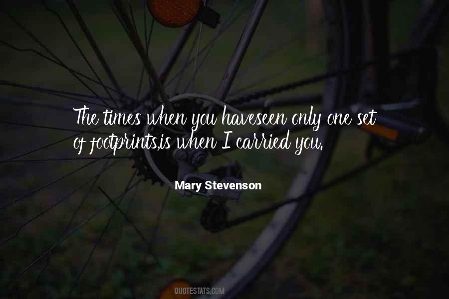 Mary Stevenson Quotes #1406721