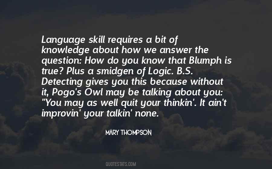 Mary Thompson Quotes #1716721