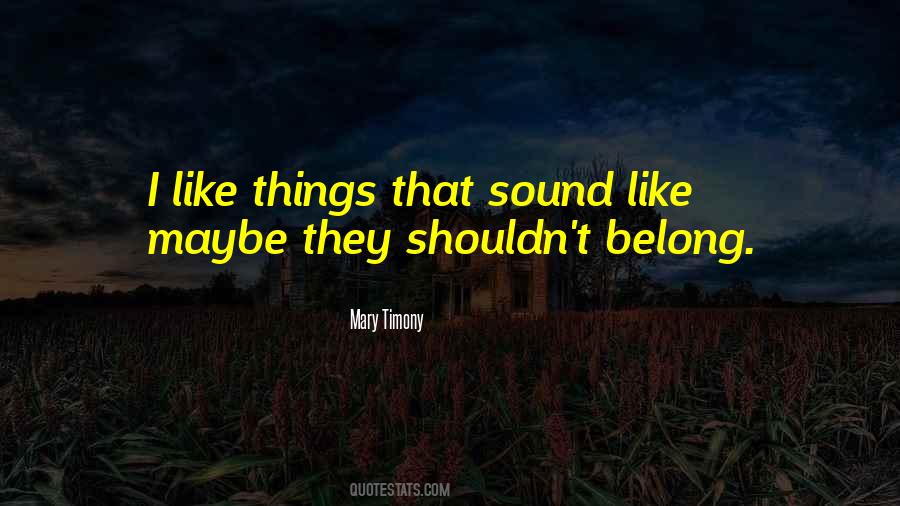 Mary Timony Quotes #267827