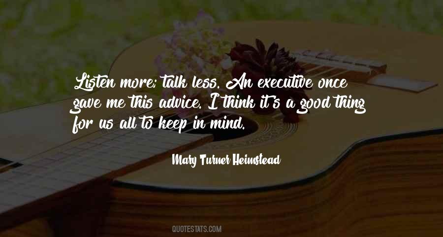 Mary Turner Heimstead Quotes #993691