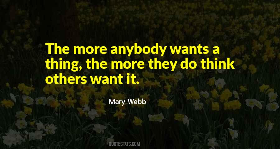Mary Webb Quotes #1619247