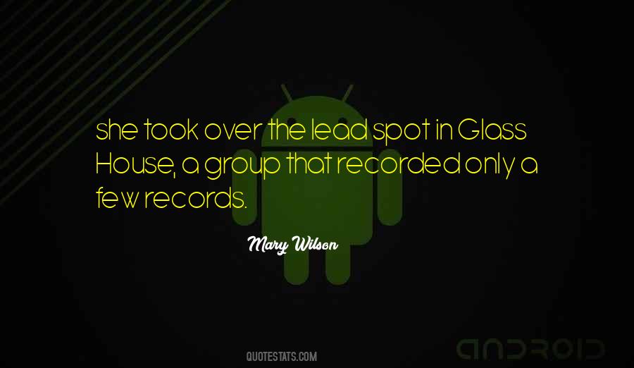 Mary Wilson Quotes #747776
