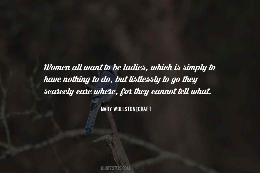 Mary Wollstonecraft Quotes #1690450