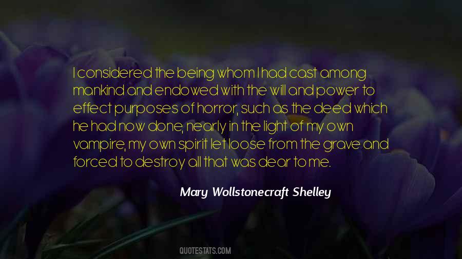 Mary Wollstonecraft Shelley Quotes #545158