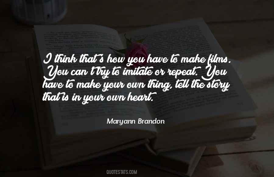 Maryann Brandon Quotes #153080