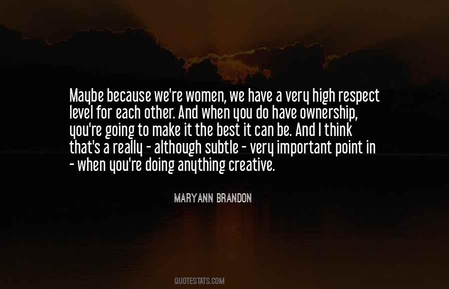 Maryann Brandon Quotes #981120