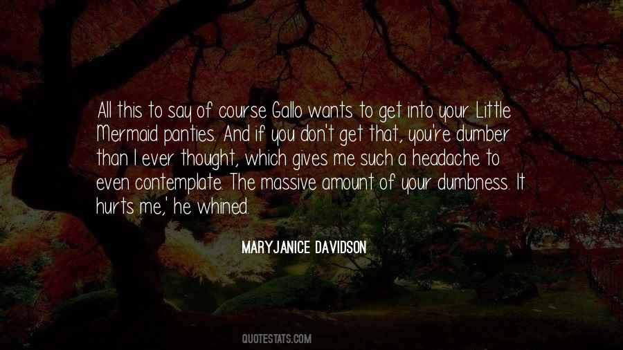 MaryJanice Davidson Quotes #1521588