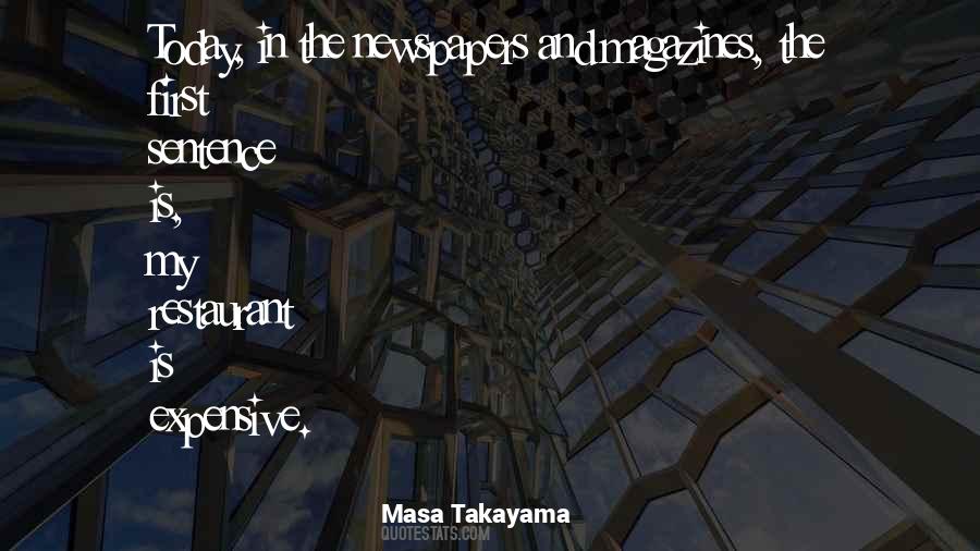 Masa Takayama Quotes #167559
