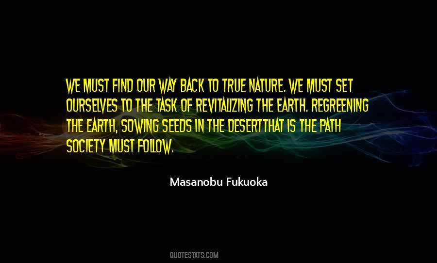 Masanobu Fukuoka Quotes #480723