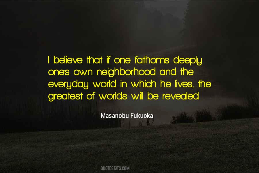 Masanobu Fukuoka Quotes #898505