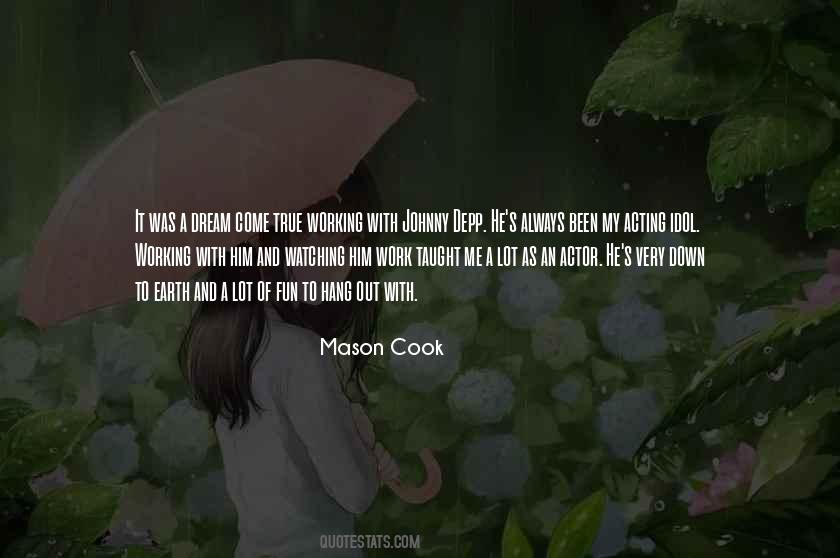 Mason Cook Quotes #1389999
