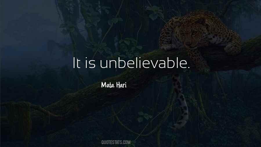 Mata Hari Quotes #1352772