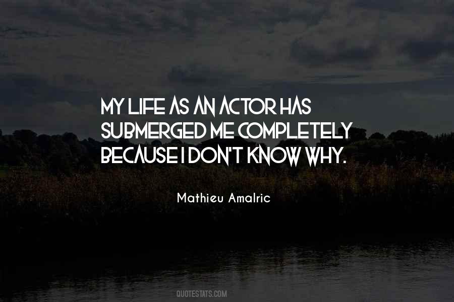 Mathieu Amalric Quotes #933803