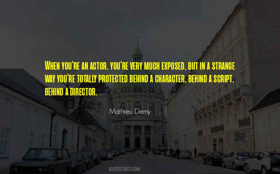 Mathieu Demy Quotes #63505