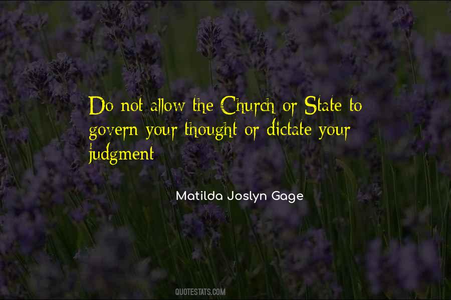 Matilda Joslyn Gage Quotes #1565647