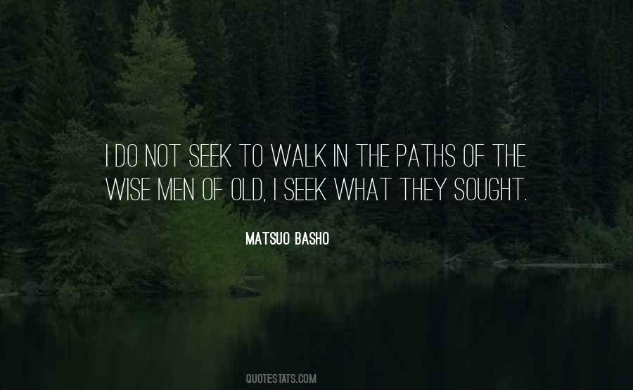 Matsuo Basho Quotes #1179053