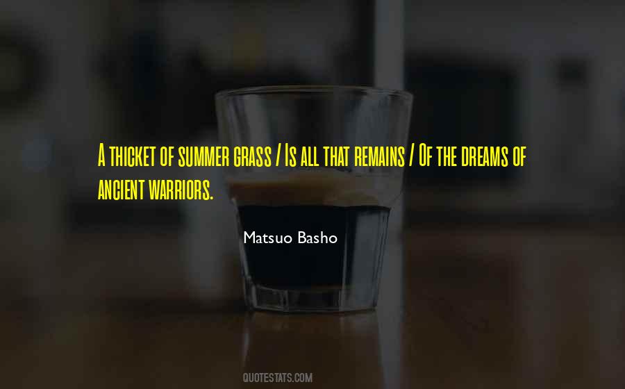 Matsuo Basho Quotes #276162