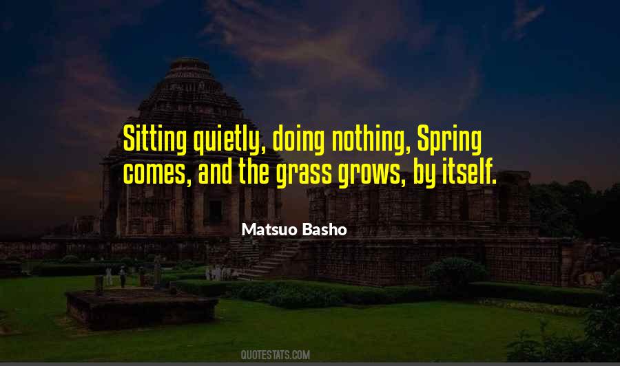 Matsuo Basho Quotes #697328