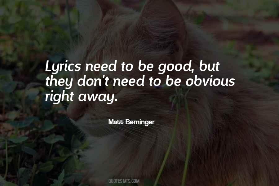 Matt Berninger Quotes #608026