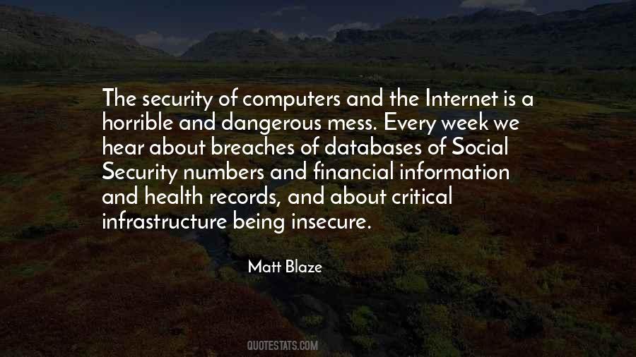 Matt Blaze Quotes #1330797