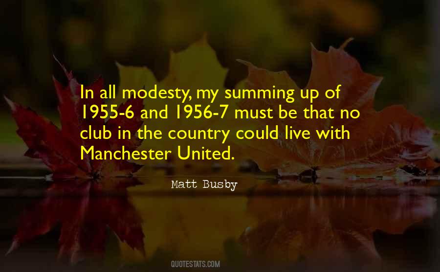 Matt Busby Quotes #139259