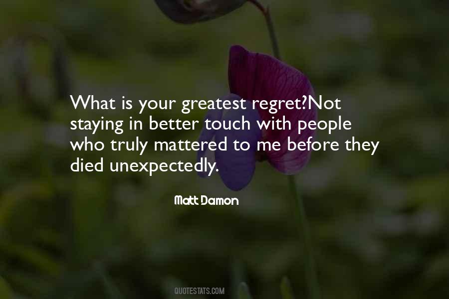 Matt Damon Quotes #1100356