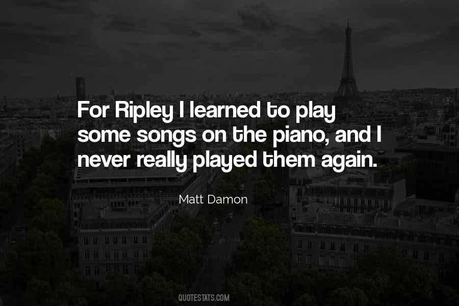 Matt Damon Quotes #524310