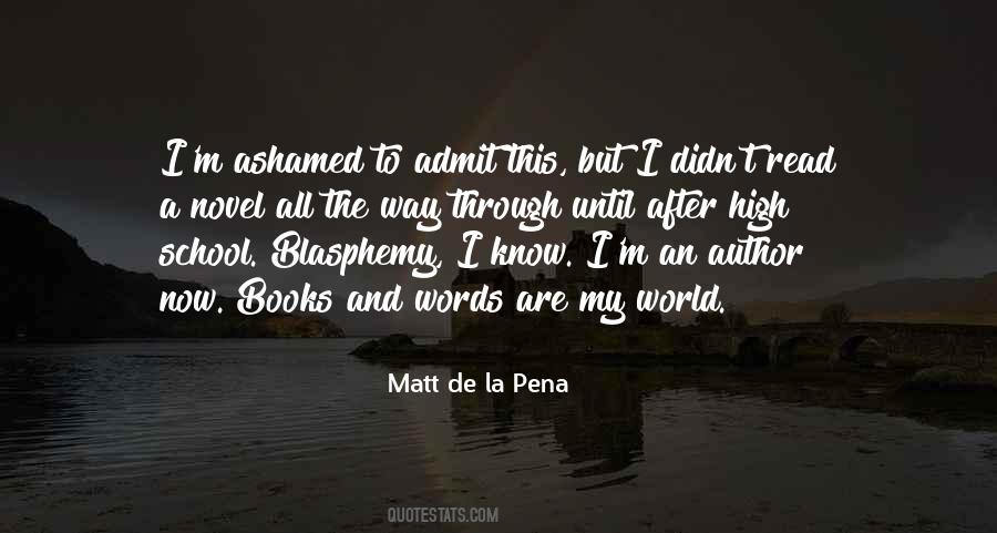 Matt De La Pena Quotes #1425149