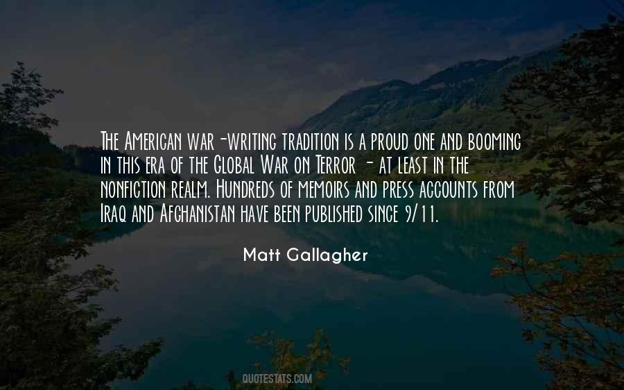 Matt Gallagher Quotes #42297