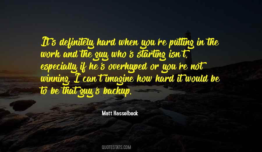 Matt Hasselbeck Quotes #187589