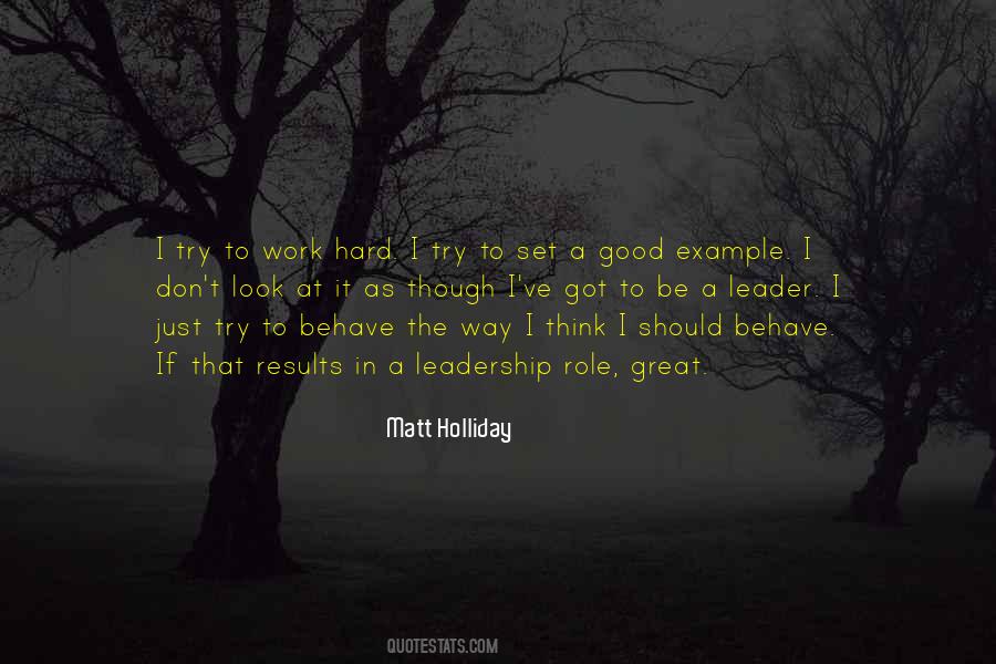 Matt Holliday Quotes #1753015