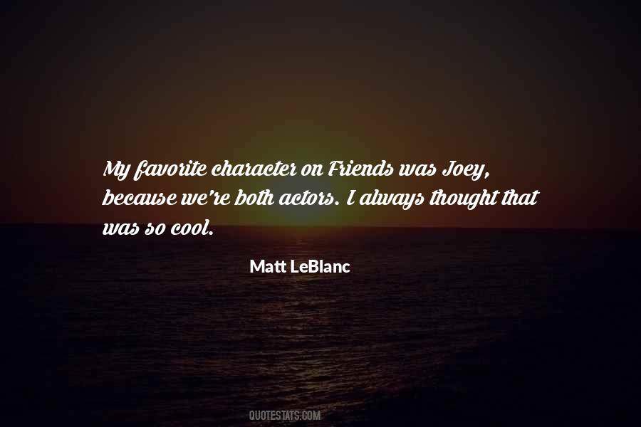 Matt LeBlanc Quotes #946584