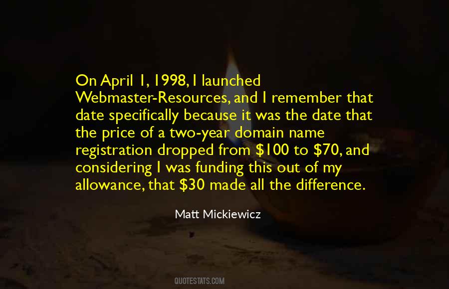 Matt Mickiewicz Quotes #1067844