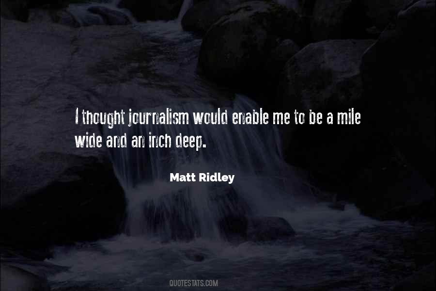 Matt Ridley Quotes #482040