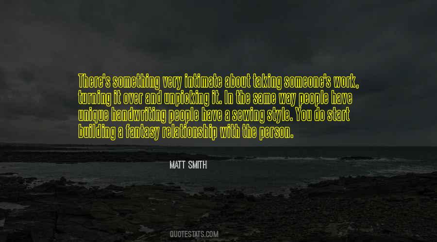 Matt Smith Quotes #1527290